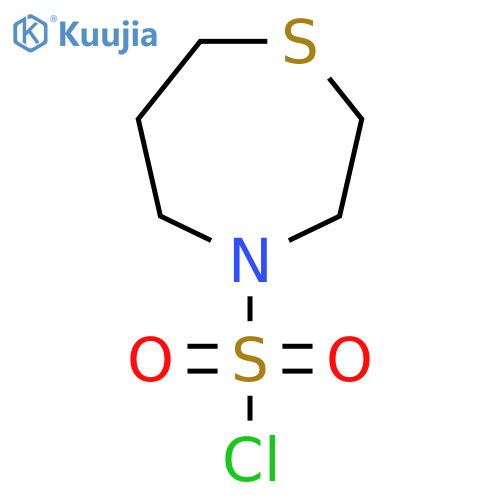 1,4-Thiazepane-4-sulfonyl chloride structure