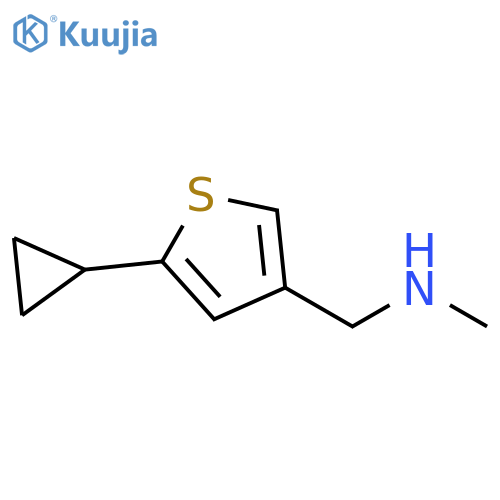 1-(5-cyclopropylthiophen-3-yl)-n-methylmethanamine structure