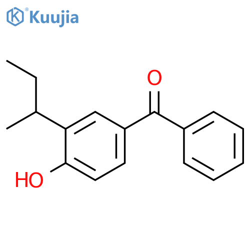 4-benzoyl-2-(butan-2-yl)phenol structure