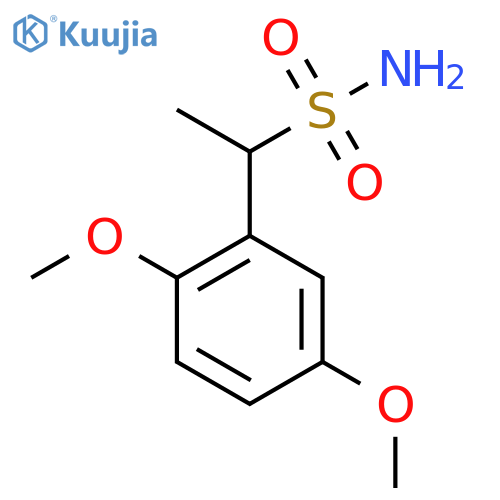 1-(2,5-Dimethoxyphenyl)ethane-1-sulfonamide structure