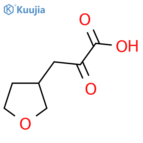 2-oxo-3-(oxolan-3-yl)propanoic acid structure