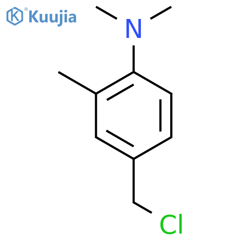 4-(chloromethyl)-N,N,2-trimethylaniline structure