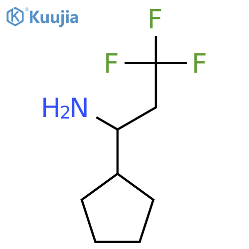 1-Cyclopentyl-3,3,3-trifluoropropan-1-amine structure