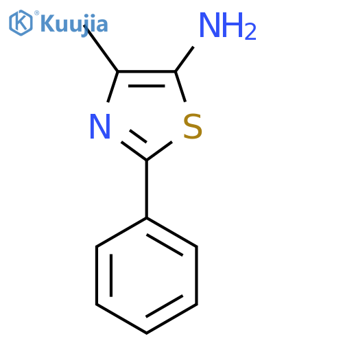 4-Methyl-2-phenyl-1,3-thiazol-5-amine structure