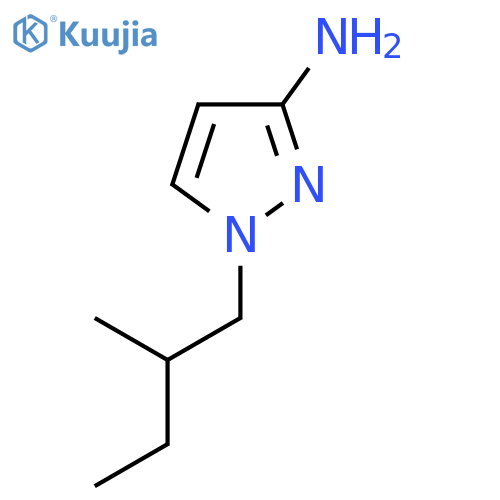 1-(2-methylbutyl)-1H-pyrazol-3-amine structure