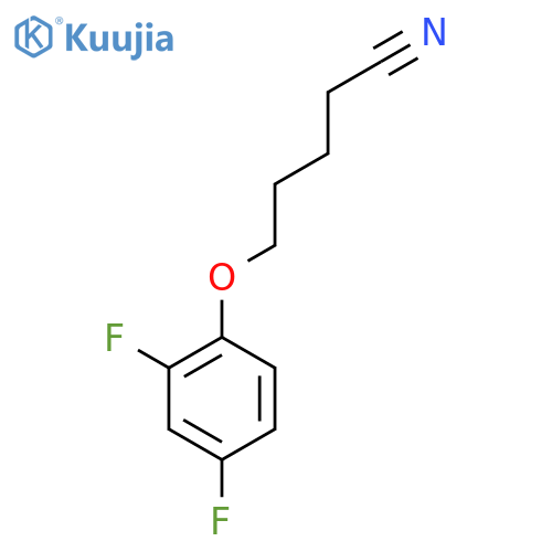 5-(2,4-Difluoro-phenoxy)pentanenitrile structure