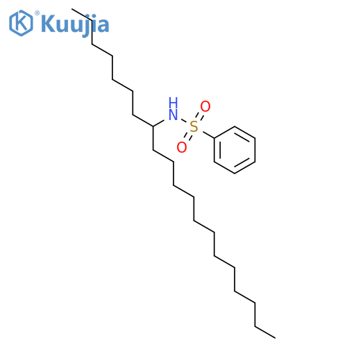 Benzenesulfonamide, N-(1-heptyltridecyl)- structure