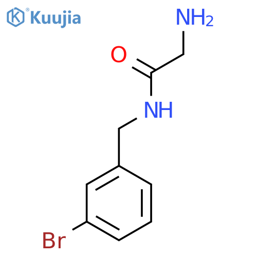 2-Amino-N-(3-bromo-benzyl)-acetamide structure