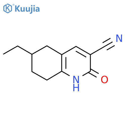 6-Ethyl-2-oxo-1,2,5,6,7,8-hexahydroquinoline-3-carbonitrile structure