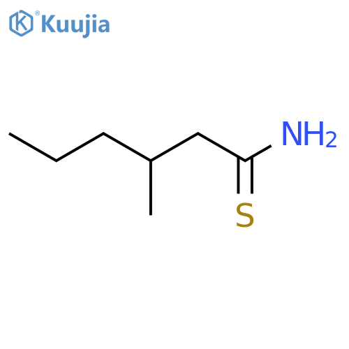 3-methylhexanethioamide structure