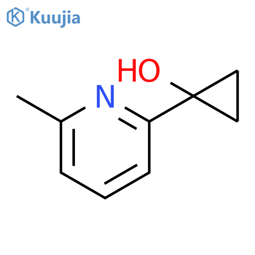 1-(6-methylpyridin-2-yl)cyclopropan-1-ol structure