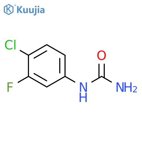 (4-chloro-3-fluorophenyl)urea structure