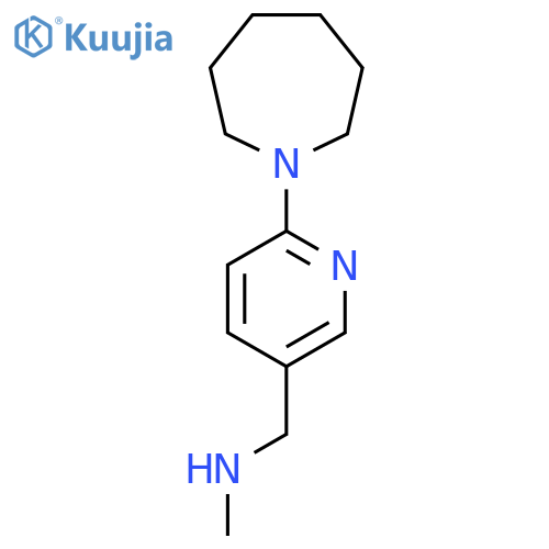 {6-(azepan-1-yl)pyridin-3-ylmethyl}(methyl)amine structure