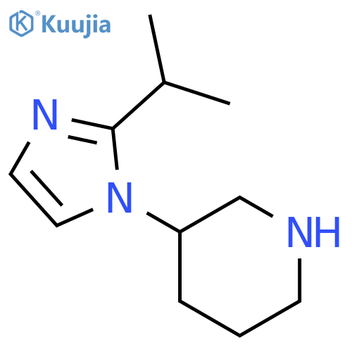 3-2-(propan-2-yl)-1H-imidazol-1-ylpiperidine structure