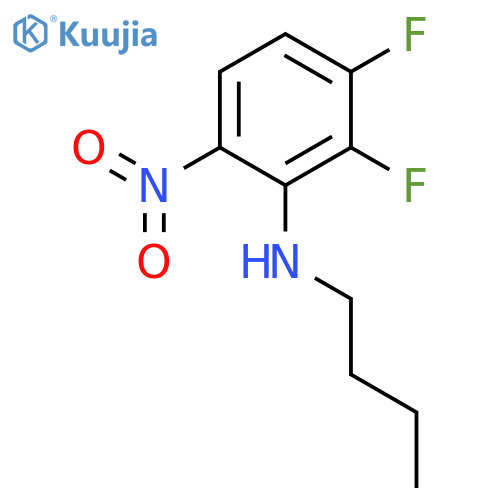 N-butyl-2,3-difluoro-6-nitroaniline structure