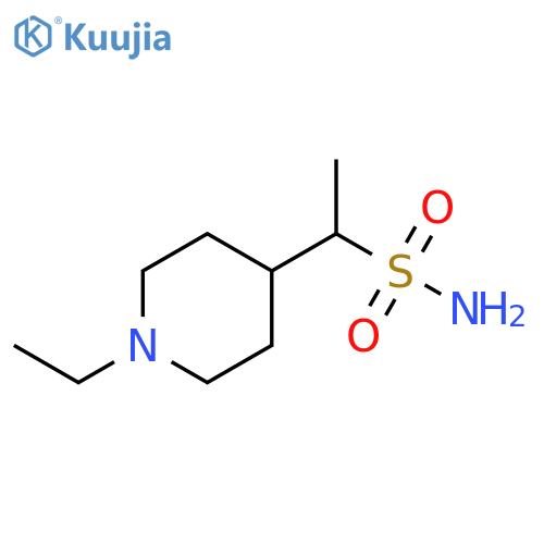 1-Ethyl-α-methyl-4-piperidinemethanesulfonamide structure