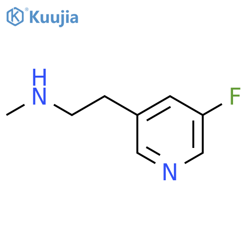 [2-(5-Fluoropyridin-3-yl)ethyl](methyl)amine structure