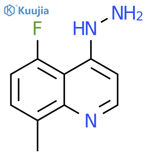 5-FLUORO-4-HYDRAZINYL-8-METHYLQUINOLINE structure