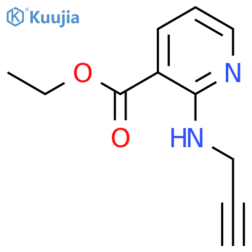ethyl 2-(prop-2-yn-1-yl)aminopyridine-3-carboxylate structure