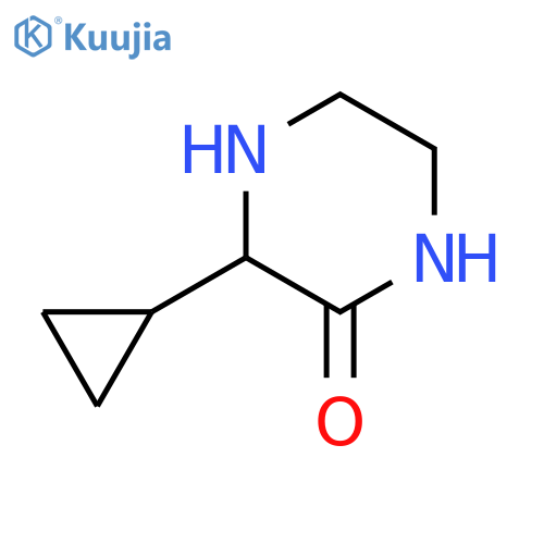 3-cyclopropylpiperazin-2-one structure