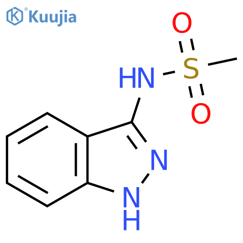 N-(1H-indazol-3-yl)methanesulfonamide structure