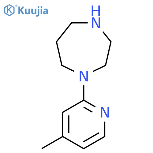 1-(4-Methylpyridin-2-yl)-1,4-diazepane structure