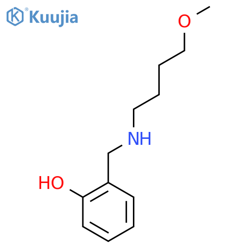 2-{(4-methoxybutyl)aminomethyl}phenol structure