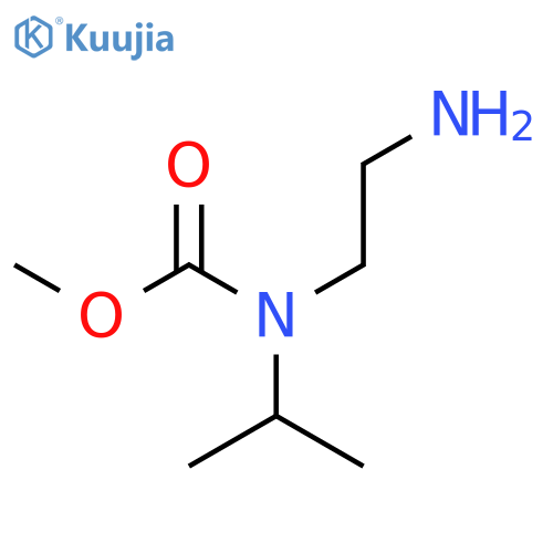 Methyl (2-aminoethyl)(isopropyl)carbamate structure