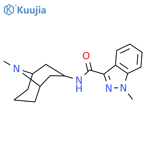 1H-Indazole-3-carboxamide,1-methyl-N-(9-methyl-9-azabicyclo[3.3.1]non-3-yl)- structure