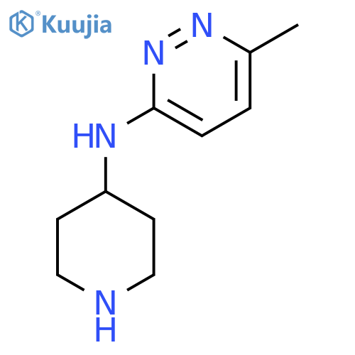 6-methyl-N-(piperidin-4-yl)pyridazin-3-amine structure