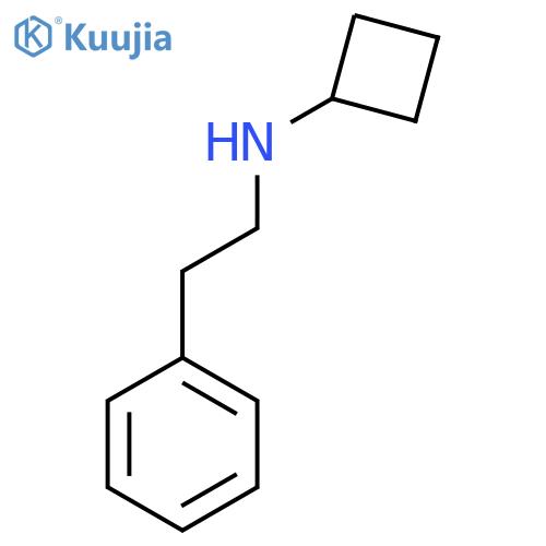 N-(2-phenylethyl)cyclobutanamine structure