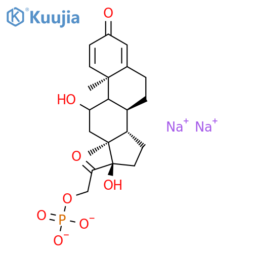 Prednisolone disodium phosphate structure