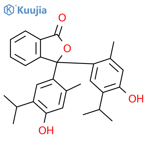 Thymolphthalein structure