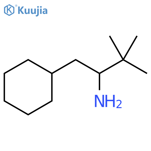 1-cyclohexyl-3,3-dimethylbutan-2-amine structure