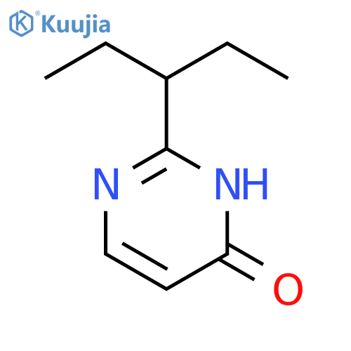 2-(pentan-3-yl)-3,4-dihydropyrimidin-4-one structure