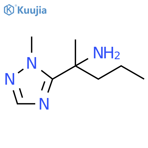 2-(1-methyl-1H-1,2,4-triazol-5-yl)pentan-2-amine structure