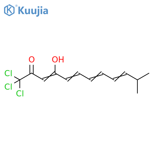 3,5,7,9-Dodecatetraen-2-one,1,1,1-trichloro-4-hydroxy-11-methyl- (9CI) structure