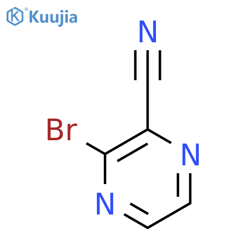 3-Bromopyrazine-2-carbonitrile structure