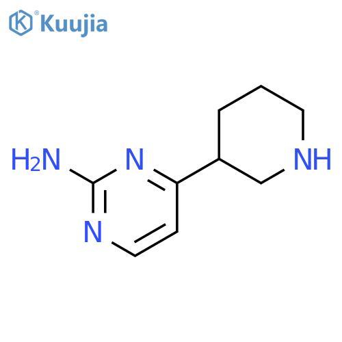 4-(piperidin-3-yl)pyrimidin-2-amine structure