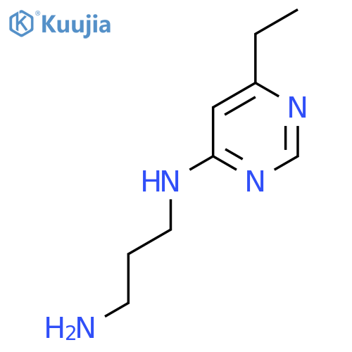 N1-(6-Ethylpyrimidin-4-yl)propane-1,3-diamine structure