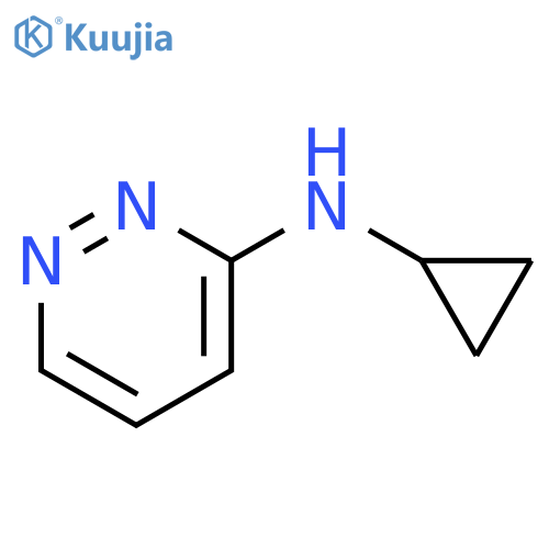 N-cyclopropylpyridazin-3-amine structure