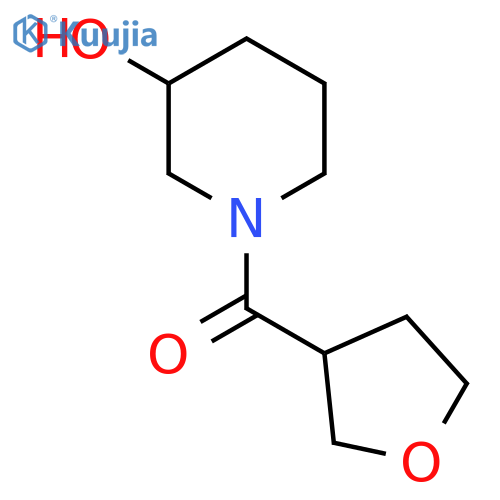1-(Oxolane-3-carbonyl)piperidin-3-ol structure