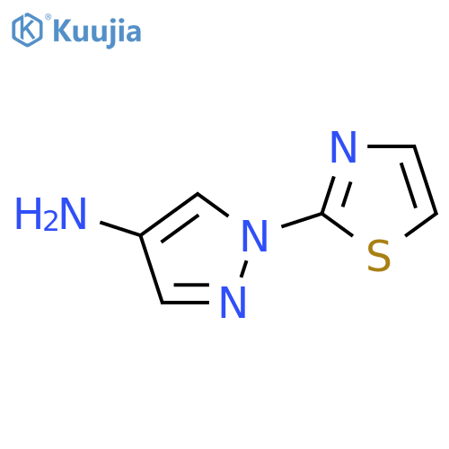 1-(1,3-thiazol-2-yl)-1H-pyrazol-4-amine structure