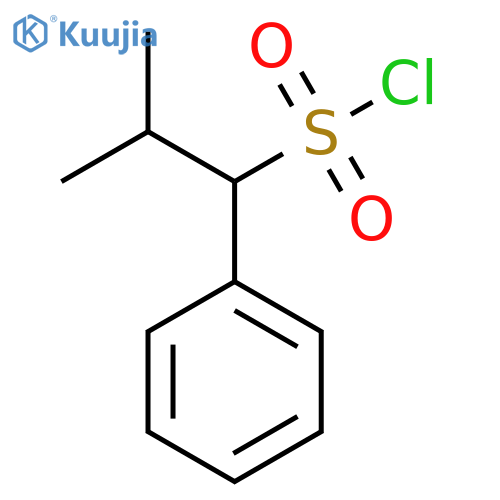 2-Methyl-1-phenylpropane-1-sulfonyl chloride structure