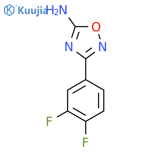 3-(3,4-Difluorophenyl)-1,2,4-oxadiazol-5-amine structure