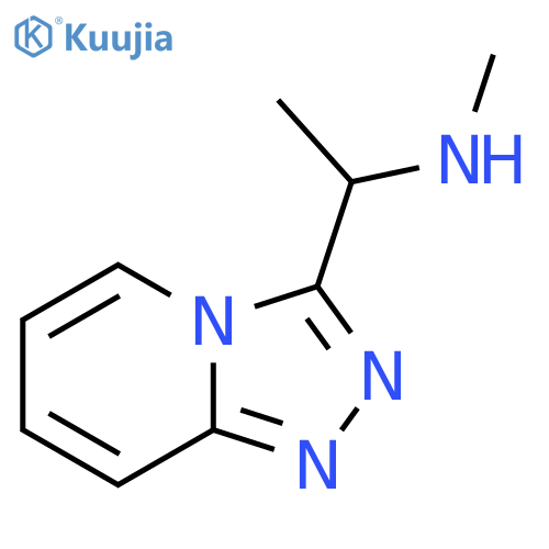 methyl(1-{1,2,4triazolo4,3-apyridin-3-yl}ethyl)amine structure