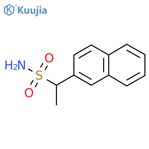 1-(naphthalen-2-yl)ethane-1-sulfonamide structure