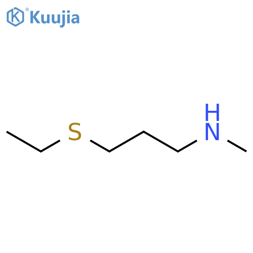 3-(ethylsulfanyl)propyl(methyl)amine structure