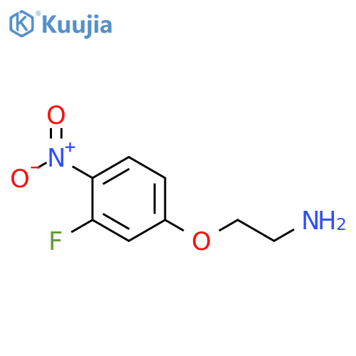 2-(3-fluoro-4-nitrophenoxy)ethan-1-amine structure
