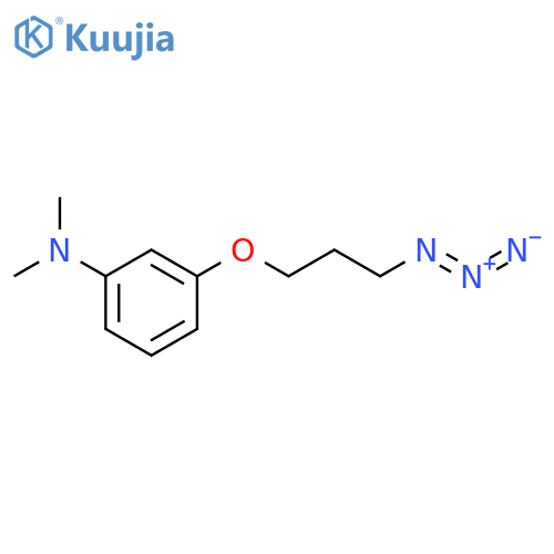 3-(3-azidopropoxy)-N,N-dimethylaniline structure
